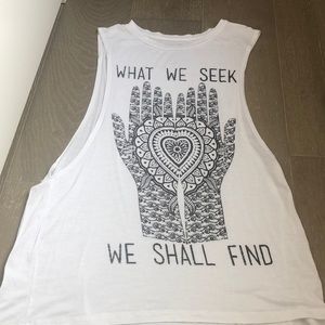 Inspirational Quote Muscle Tank